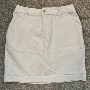 GAP High Waisted Tan Skirt Size 4